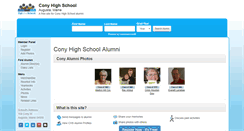 Desktop Screenshot of conyhighschool.org